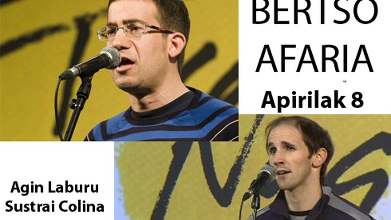 Kultuko bertso afarirako tiketak salgai daude