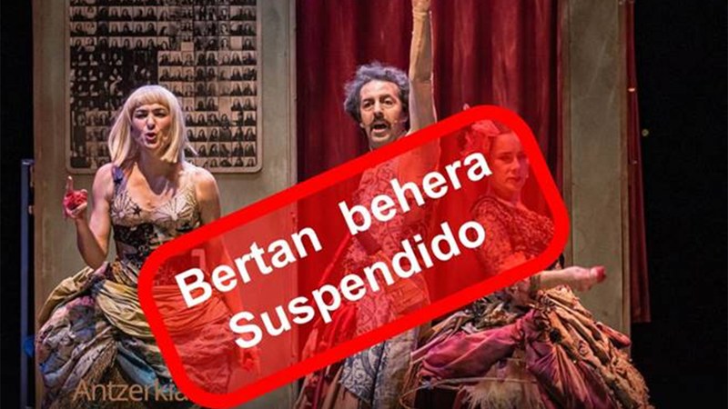 “La casa de los dedos” antzezlanaren emanaldia bertan behera geratu da