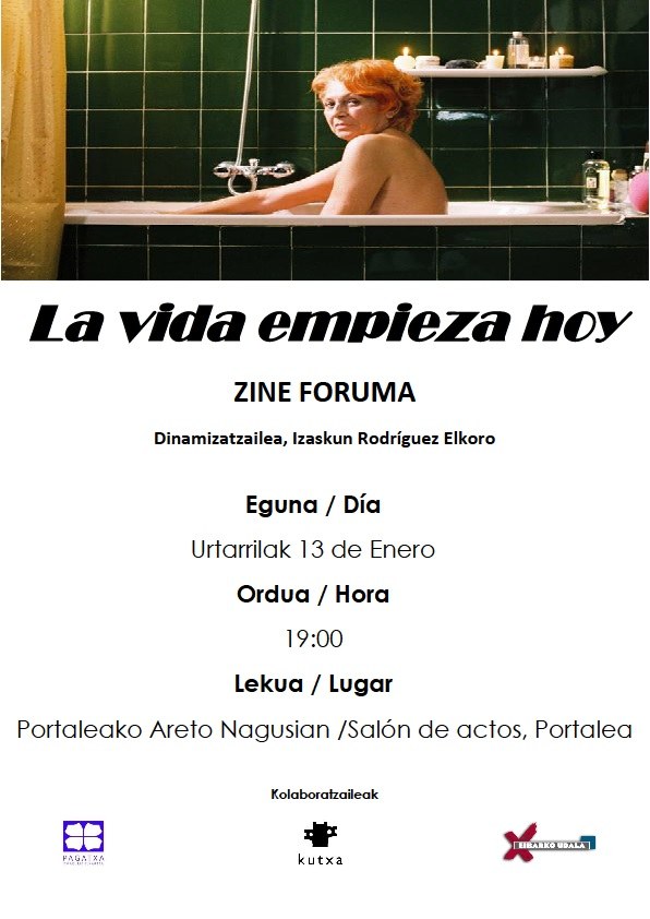 "La vida empieza hoy" zine-foruma, Pagatxak antolatuta