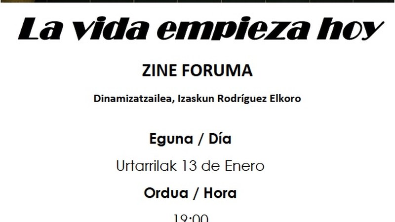 "La vida empieza hoy" zine-foruma, Pagatxak antolatuta
