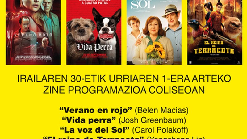 “La voz del Sol” eta “Vida perra” “Verano en rojo”-ri gehituko zaizkie Coliseo antzokian