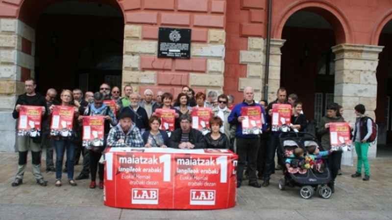 LAB sindikatuak Eibarren egingo du Maiatzaren Leheneko manifestazioa