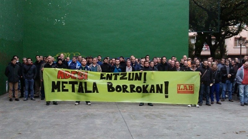 LAB sindikatuko metaleko ordezkariak Hernanin batu dira
