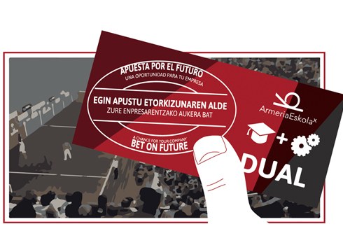 Lanbide Heziketa Dualak eskaintzen dituen aukerez egingo dute berba Armeria Eskolan datorren astean