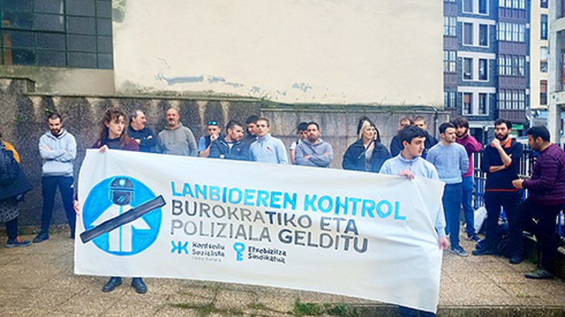 Lanbideren kontrol burokratiko eta poliziala gelditzeko eskatu du Etxebizitza Sindikatuak