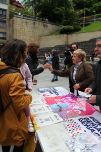 Latuno Bando txarangaren erritmora hasi da Euskaraldia Eibarren