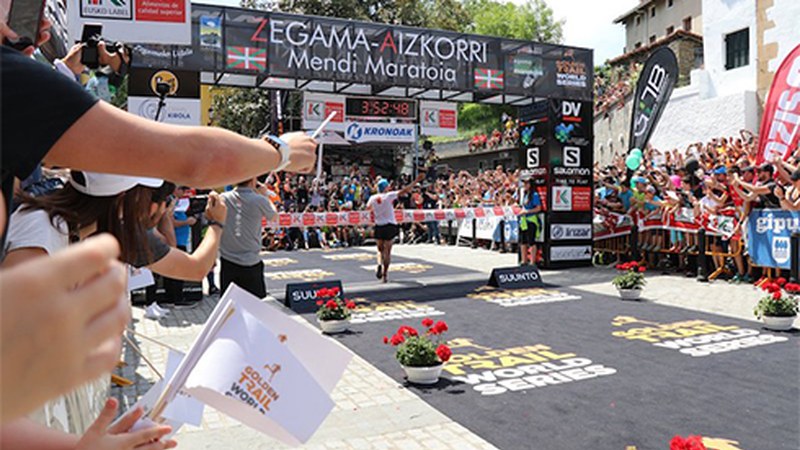 Lau eibartarrek amaitu zuten atzo Zegama-Aizkorri mendi maratoia