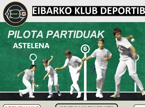 Lau pilota partidu jokatuko dira gaur 18:30etik aurrera Astelenan