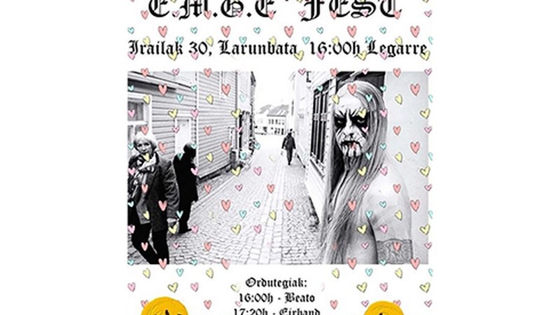Legarreko lokaletako taldeek EMGE Fest musika jaialdia egingo dute bihar