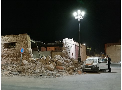 Leire Barriuso, Marokoko lurrikararen lekuko