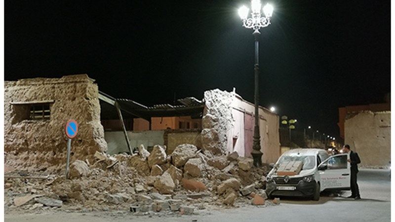 Leire Barriuso, Marokoko lurrikararen lekuko