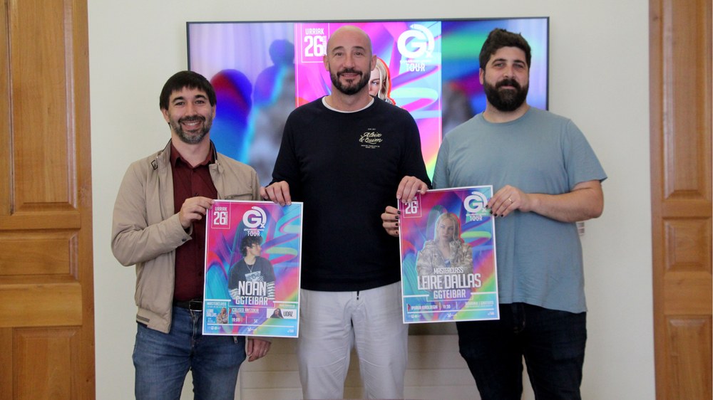 Leire Dallas, Noan, Udaz eta Ayvee ekarriko ditu Eibarrera Gipuzkoan Gazte Tour ekimenak urriaren 26an