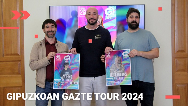 Leire Dallas, Noan, Udaz eta Ayvee izango ditugu bihar Eibarren, Gipuzkoan Gazte Tour ekimenaren eskutik