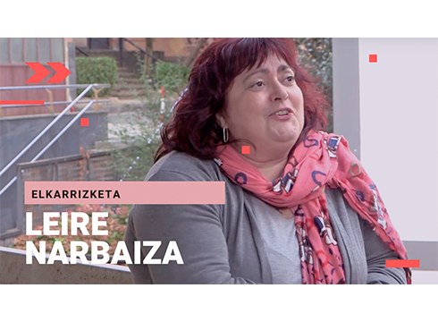 Leire Narbaiza: “Topa egin dezagun euskararen alde: Eibarren euskara indartzeko, erabiltzeko… eta gure alde”