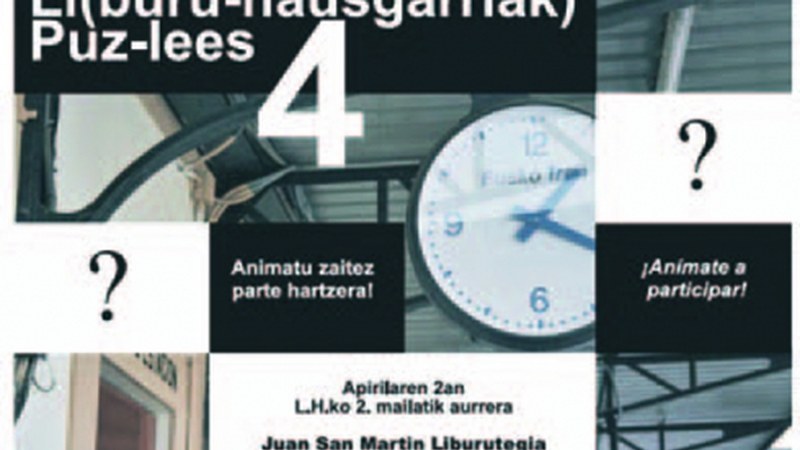 "Li (buru-hausgarriak)" umeen liburutegiko lehiaketa gaur abiatuko da