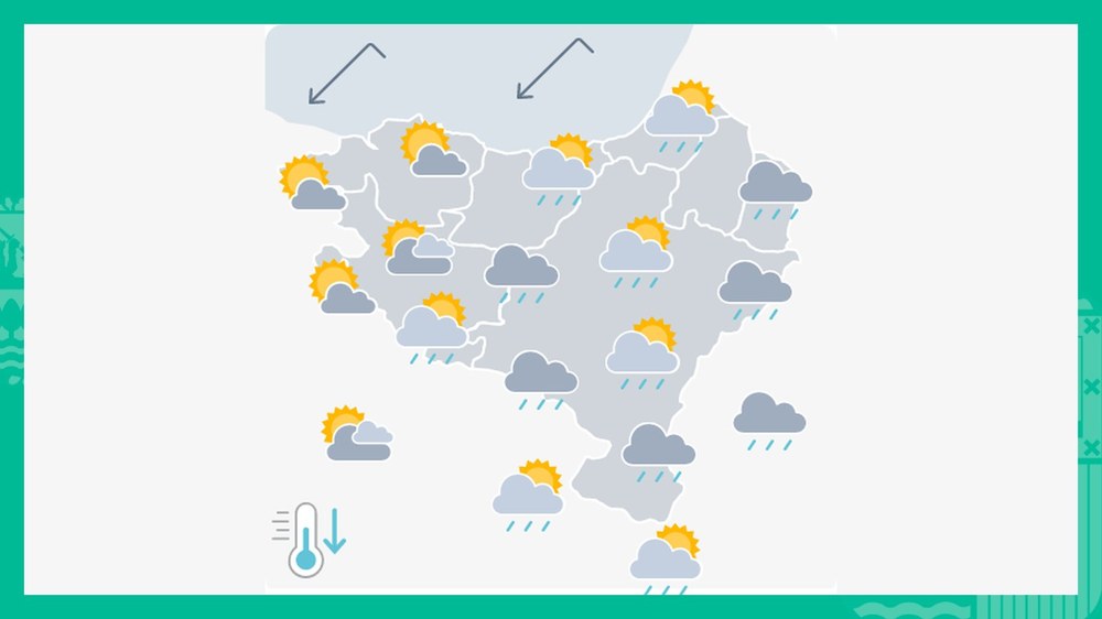 Litekeena da egunaren bigarren partean euria egitea