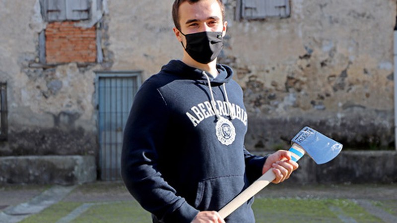 Lizarran ere oso nagusi izan zen Hodei Ezpeleta Urrezko Aizkolari Txapeldunen Ligako finalean