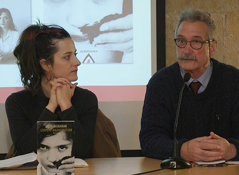 Lucia Baskaranek "Gorputz madarikatuak" liburuari buruz jardungo du Idazlearekin Harixa Emoten-en