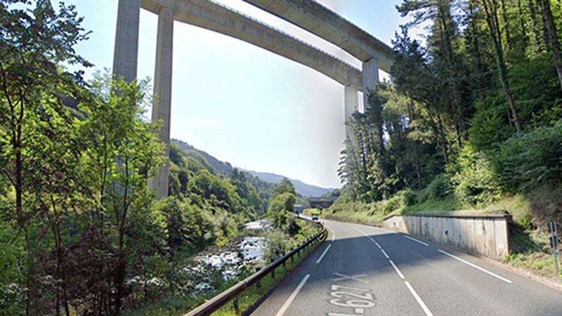 Luizi batek Gi-627 errepidea moztu du Soraluze inguruan