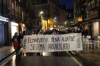 M8_Nalua eta Matraka talde feministek deitutako manifestazioa