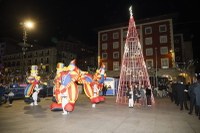 Magia, ilusioa eta hotza izan dira protagonista erregeen kabalgatan Magia, ilusioa eta hotza izan dira protagonista erregeen kabalgatan