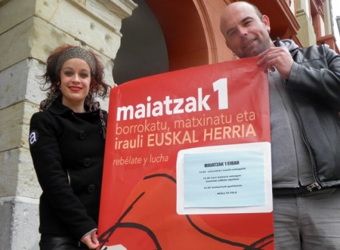 Maiatzaren 1erako eskualde mailako manifestazioa deitu du LAB sindikatuak
