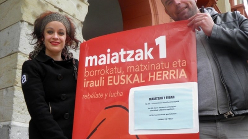 Maiatzaren 1erako eskualde mailako manifestazioa deitu du LAB sindikatuak