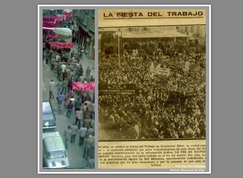 Maiatzaren Lehenari buruzko pasarteak ekarri dituzte gogora Udal Artxiboak eta Ego Ibarrak