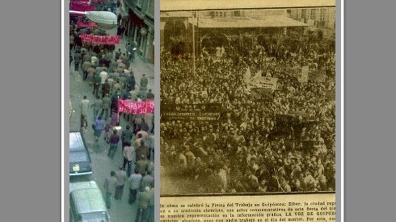 Maiatzaren Lehenari buruzko pasarteak ekarri dituzte gogora Udal Artxiboak eta Ego Ibarrak