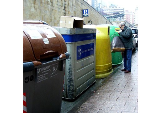 Maiatzean bildu da biohondakin gehien edukiontzi marroietan