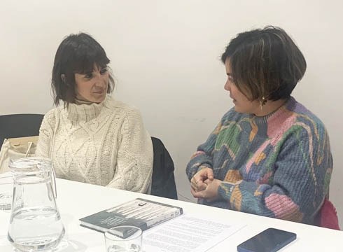 Maite Gurrutxaga ilustratzailea izan da Harixa Emoten saioan