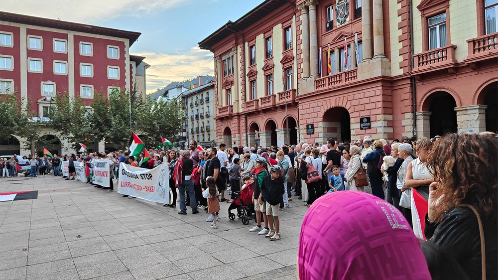 Manifestazioa antolatu du Eibar Palestinarekin plataformak urriaren 12an