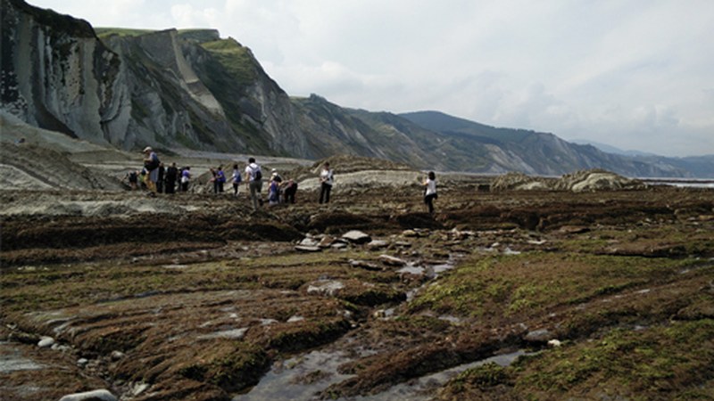 Marea biziak izango diren asteburu honetan marearteko zabalgunea eta flyscha deskubritzeko bisita gidatuak