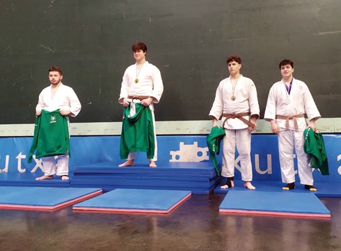 Markel Simon judokak brontzezko domina irabazi zuen domekan jokatutako Gipuzkoako Txapelketan