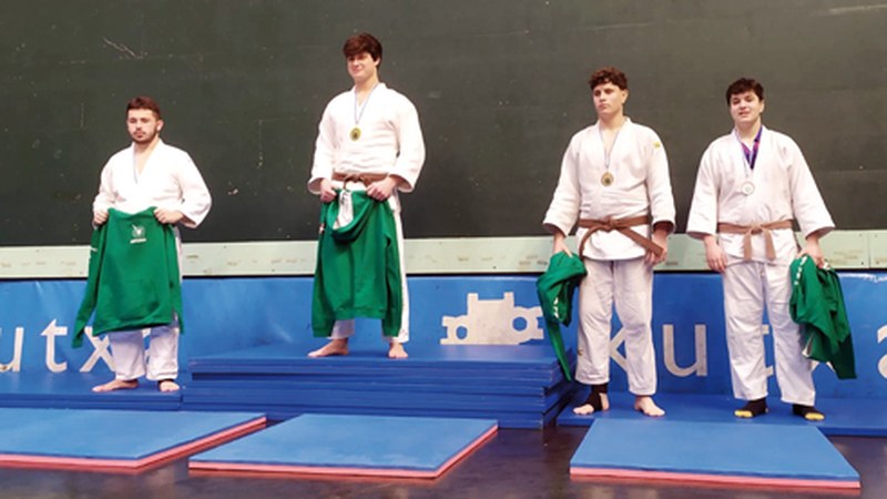 Markel Simon judokak brontzezko domina irabazi zuen domekan jokatutako Gipuzkoako Txapelketan