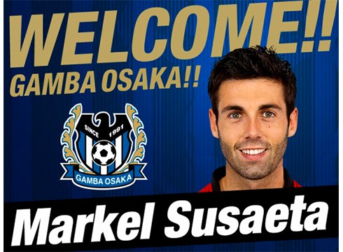 Markel Susaetak Gamba Osaka taldean jokatuko du