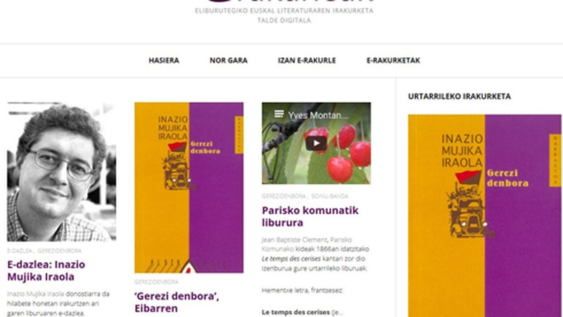 Martxan dago eRakurleak, euskal literaturaren irakuketa talde digitala