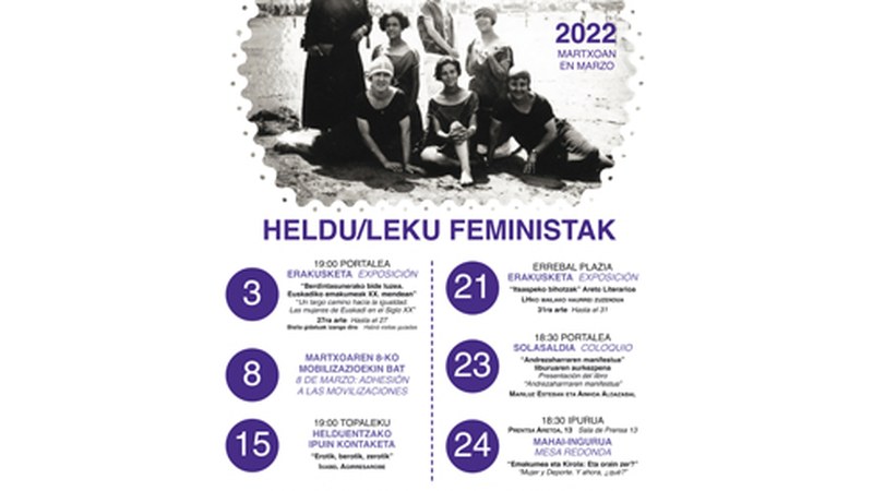 Martxoak 8ko egitaraua prest!