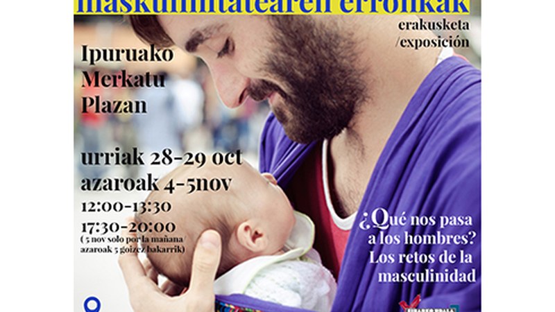 ‘Maskulinitatearen erronkak’ izeneko tailerra egingo dute Ipuruako merkatu plazan