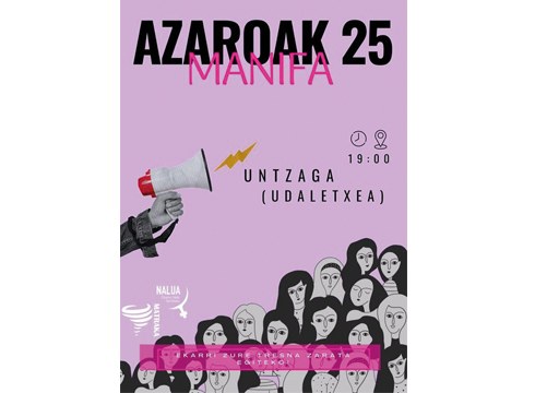 Matazak, elkarretaratzea eta manifestazioa Indarkeria Matxisten kontra