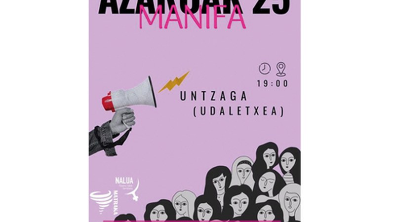 Matazak, elkarretaratzea eta manifestazioa Indarkeria Matxisten kontra