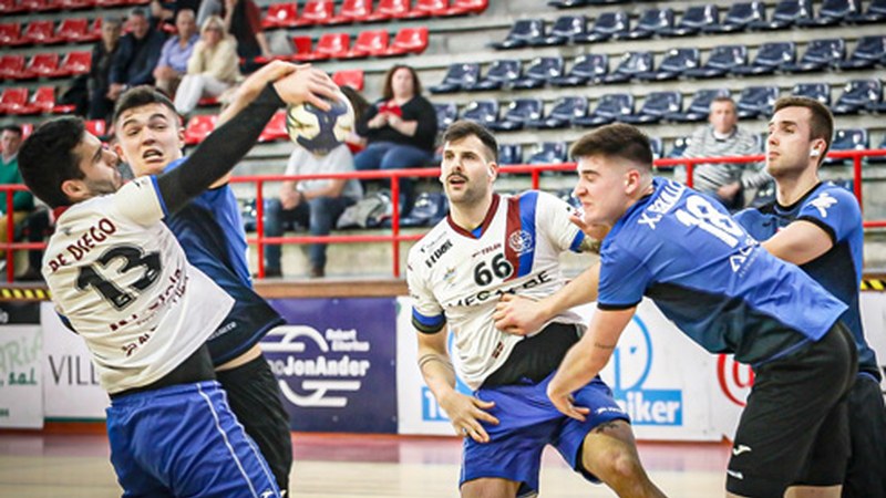 Mecalbe Eibar Eskubaloiak Hondarribia Bidasoa hartuko du zapatuan Ipuruan