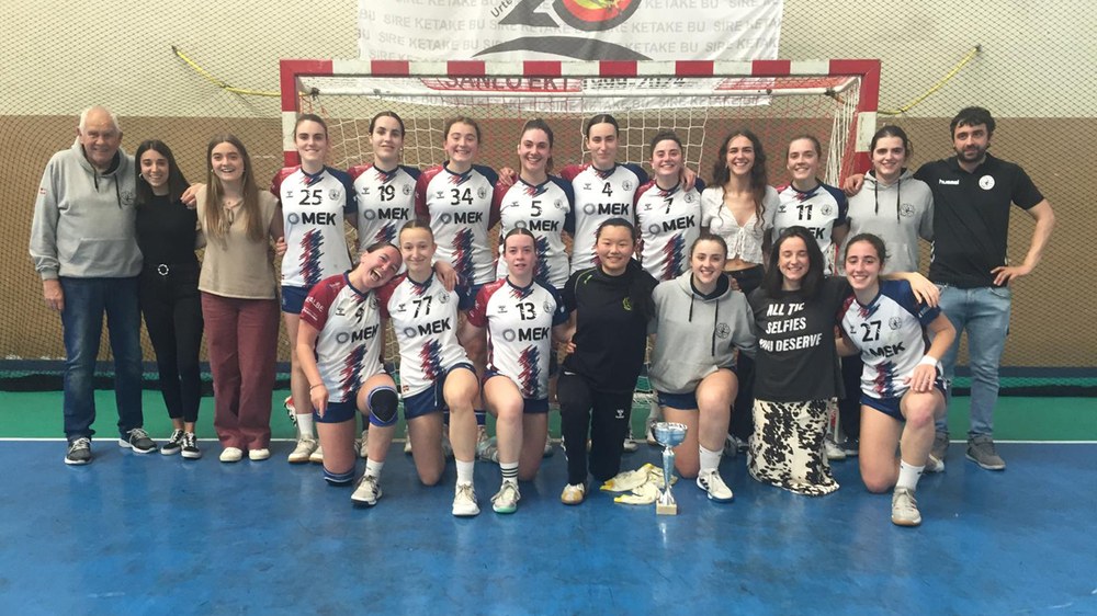 Mek Eibar Eskubaloiak Oria Kopa irabazi zuen Elgoibarren