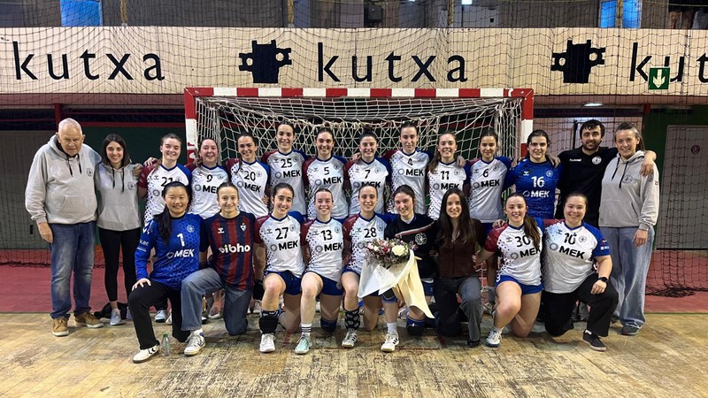 Mek Eskubaloi emakumezkoen taldeak berdinketarekin amaitu du Liga