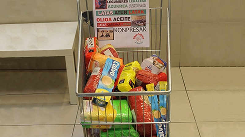 Mendebaldeko Sahararako janari-bilketa egingo da urtarrilaren amaiera arte