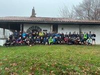 Mendian eman zioten hasiera Gabonei hainbat eibartarrek