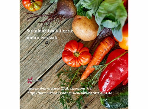 Menu errezak, osasuntsuak eta azkarrak egiten ikasteko tailerra antolatu du Udalak