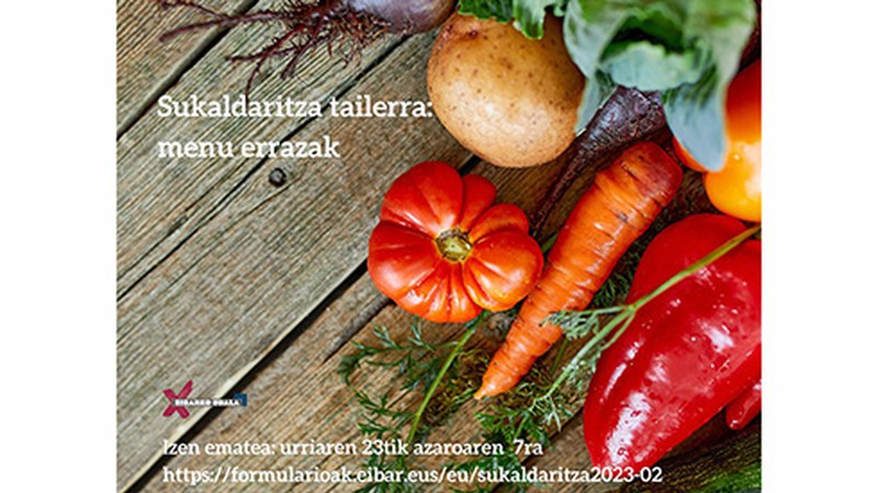 Menu errezak, osasuntsuak eta azkarrak egiten ikasteko tailerra antolatu du Udalak