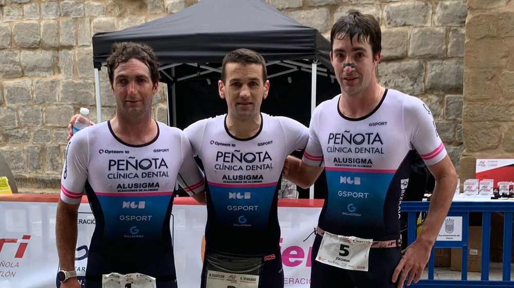 Mikel Mujika eibartarrak Vianako eta Sonsierrako duatloiak irabazi ditu