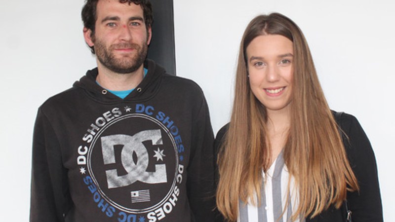 Mikel Ulazia eta Nerea Martin (LH-ko ikasleak): “Gazte asko ez dira kontziente euskarak lan-munduan duen garrantziaz”